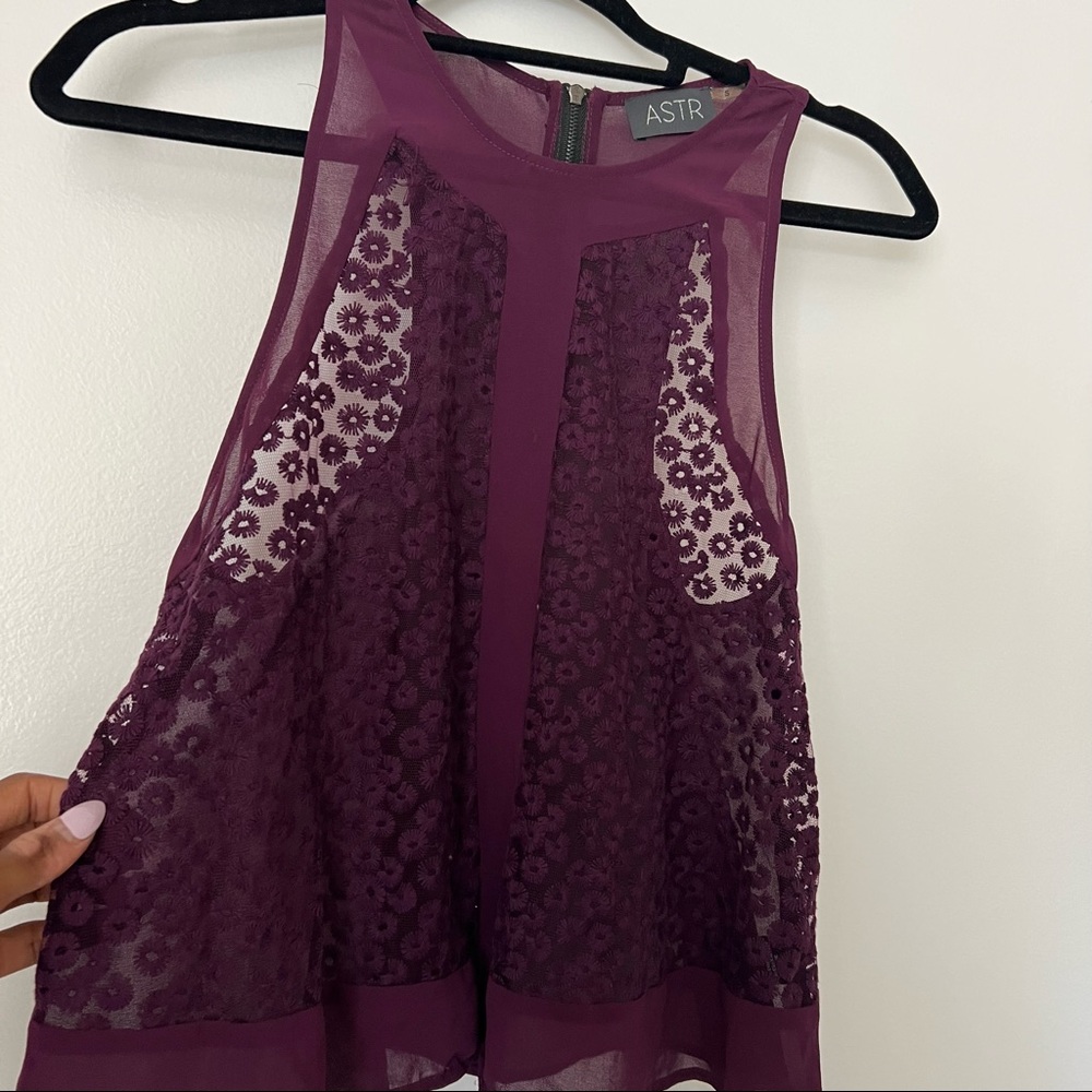 ASTR high neck tank top